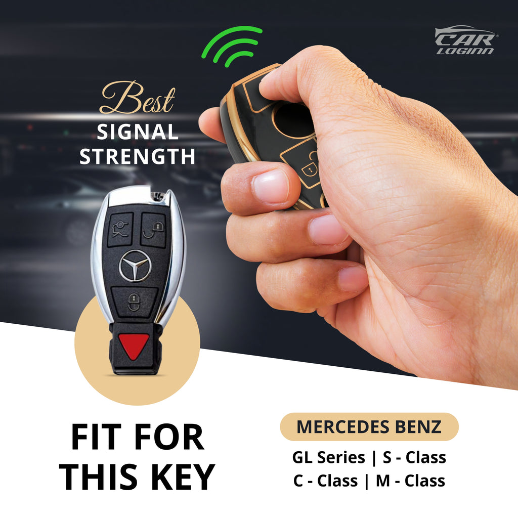 TPU Car Key Cover Fit for Mercedes Benz GL Series | C – Class | S – Class | M – Class