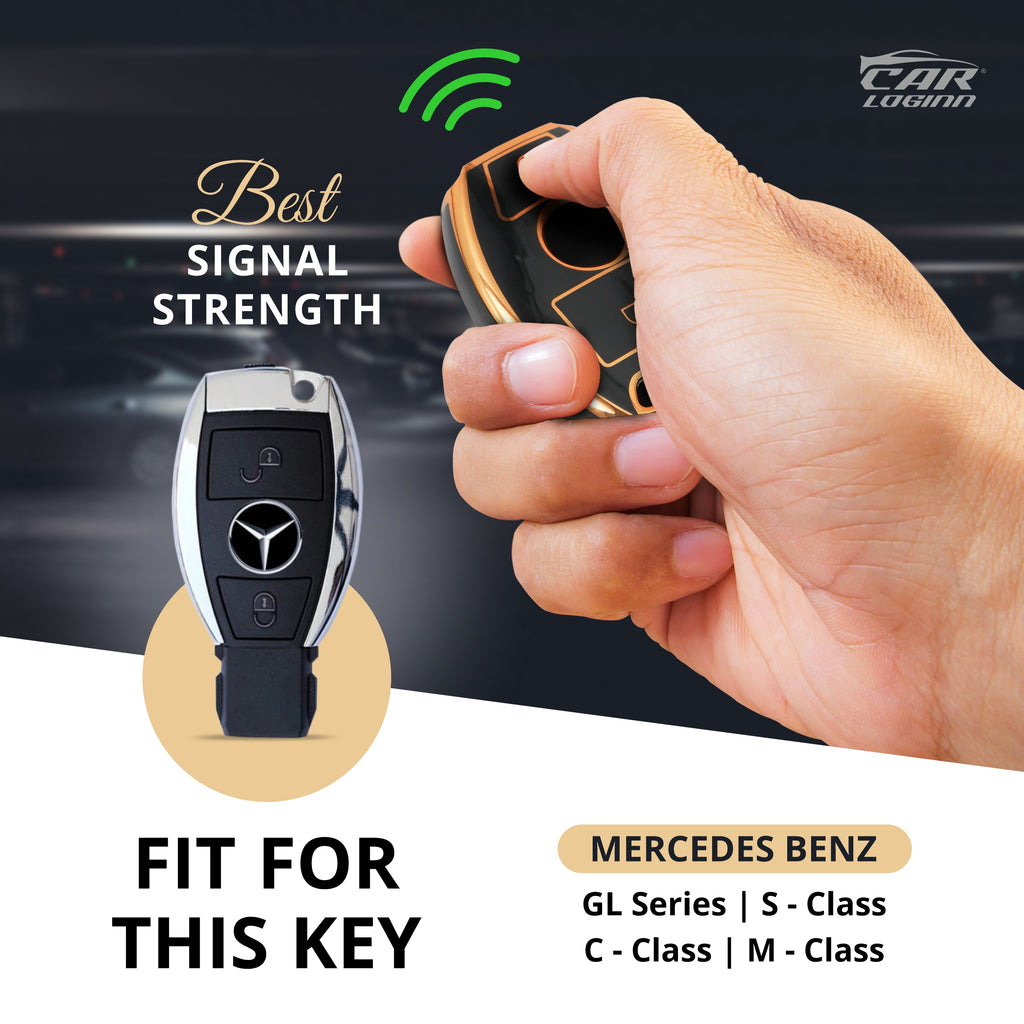 TPU Car Key Cover Fit for Mercedes Benz GL Series | C – Class | S – Class | M – Class