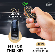 Load image into Gallery viewer, TPU Car Key Cover Fit for Audi A5 | A4 | A3 | Q3 | Q5 | Q7 | Q8 Smart Key