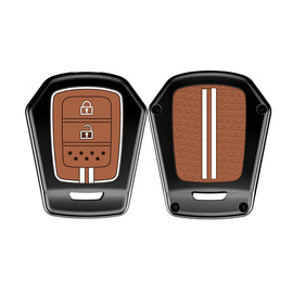 Zinc Alloy Metal Soft Silicon Key Case for Honda WR-V | City | Jazz | Amaze 2014+ Models