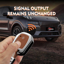 Load image into Gallery viewer, Zinc Alloy Metal Soft Silicon Key Case for Honda Old Amaze | Old Honda City I-VTEC | Jazz | Brio Flip Key