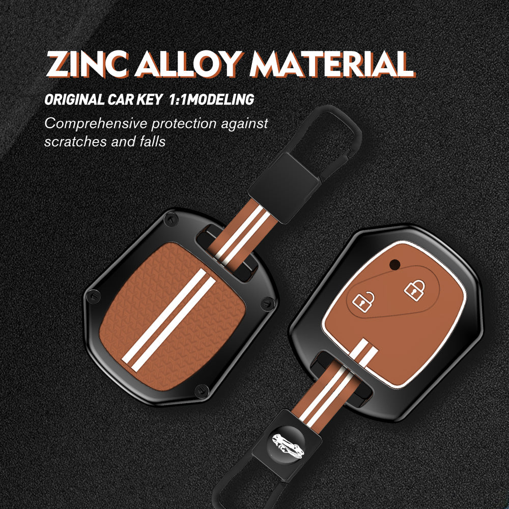Zinc Alloy Metal Soft Silicon Key Case for Honda Old Amaze | Old Honda City I-VTEC | Jazz | Brio Flip Key