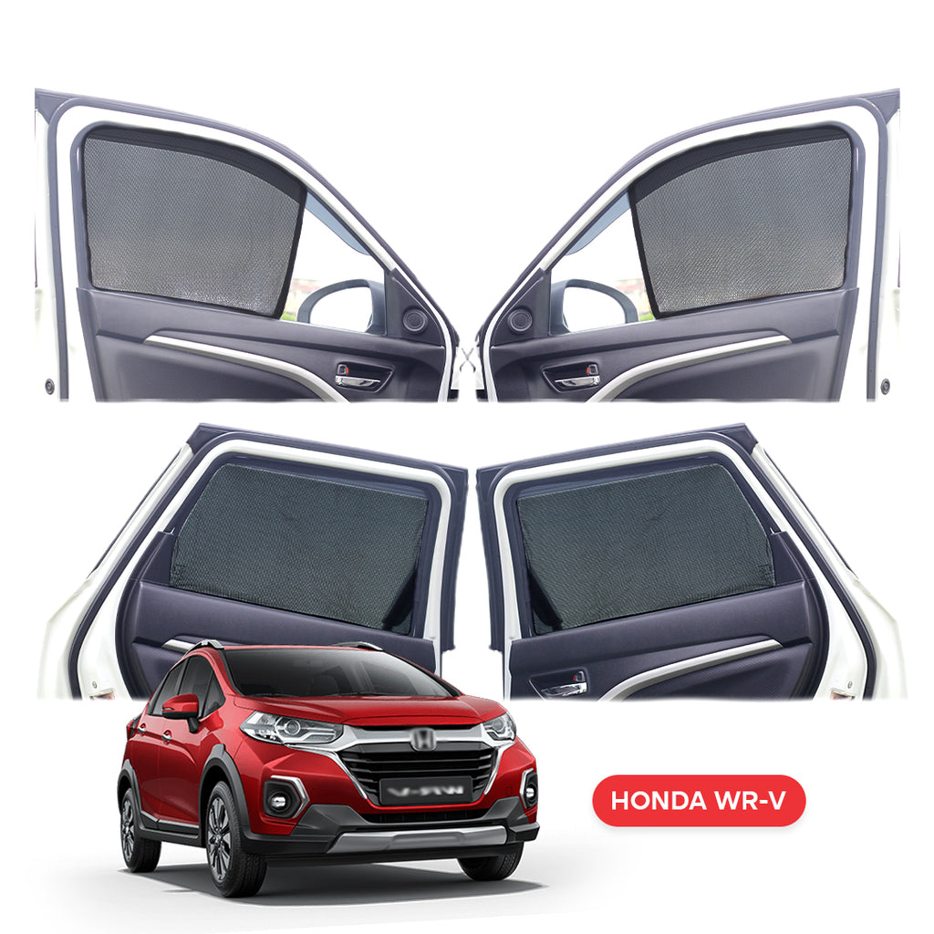 Honda WRV Half Window Curtain/Car Sunshades - 4 Pieces