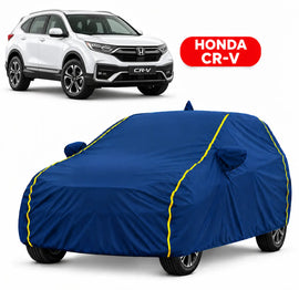 Honda CRV Car Body Cover | All Weather Resistant | Triple Stitched with Soft Cotton Lining | Side Mirror Pocket