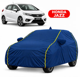 Honda JAZZ Car Body Cover | All Weather Resistant | Triple Stitched with Soft Cotton Lining | Side Mirror Pocket