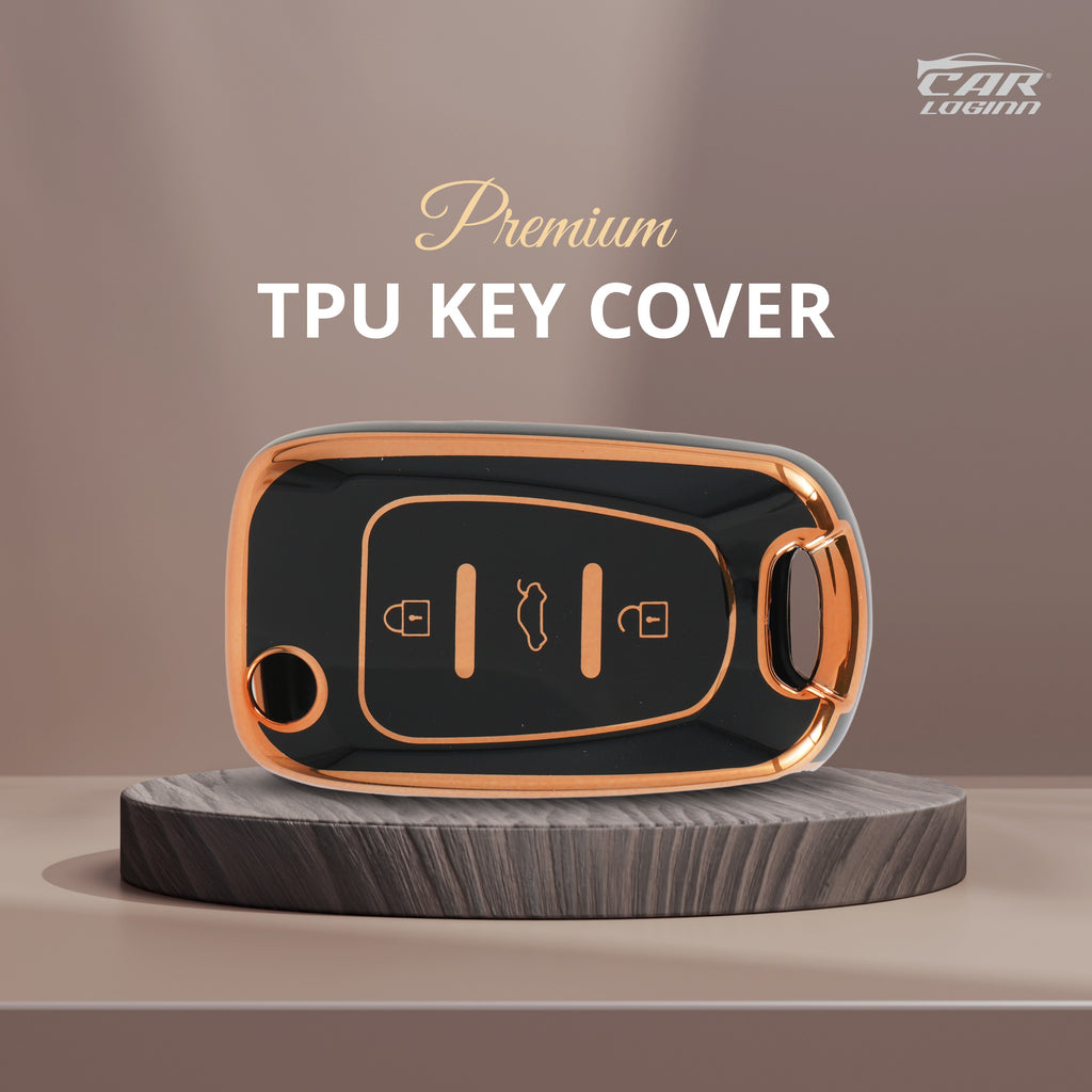TPU Car Key Cover Fit for Hyundai Old Verna | Old Elentra | Old i20 Flip Key