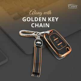 TPU Car Key Cover Fit for Hyundai Old Verna | Old Elentra | Old i20 Flip Key