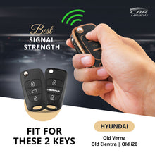 Load image into Gallery viewer, TPU Car Key Cover Fit for Hyundai Old Verna | Old Elentra | Old i20 Flip Key