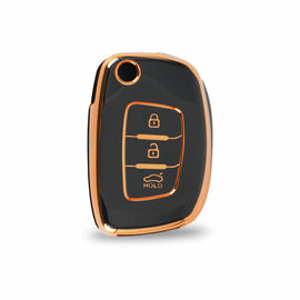 TPU Car Key Cover Fit for Hyundai Venue | Exter | Creta | Aura | i10 Grand Nios | Xcent | i20 Flip Key