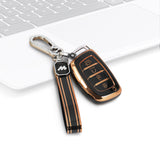 TPU Car Key Cover Fit for Hyundai Alcazar | Creta Facelift 2024 | New Creta SX - 4 Button Smart Key