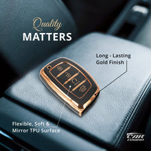 Load image into Gallery viewer, TPU Car Key Cover Fit for Hyundai Alcazar | Creta Facelift 2024 | New Creta SX - 4 Button Smart Key