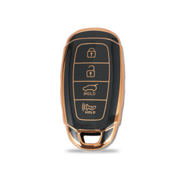 TPU Car Key Cover Fit for Hyundai New Verna 2022 | Verna-2020 4 Button Smart Key
