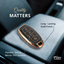 Load image into Gallery viewer, TPU Car Key Cover Fit for Hyundai New Verna 2023 - 4 Button Smart Key