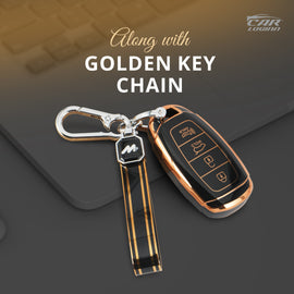 TPU Car Key Cover Fit for Hyundai New Verna 2022 | Verna-2020 4 Button Smart Key
