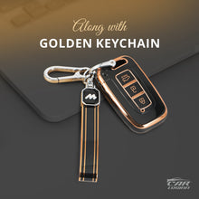 Load image into Gallery viewer, TPU Car Key Cover Fit for Hyundai Elentra | Old Verna | Old i20 Push Button Smart Key