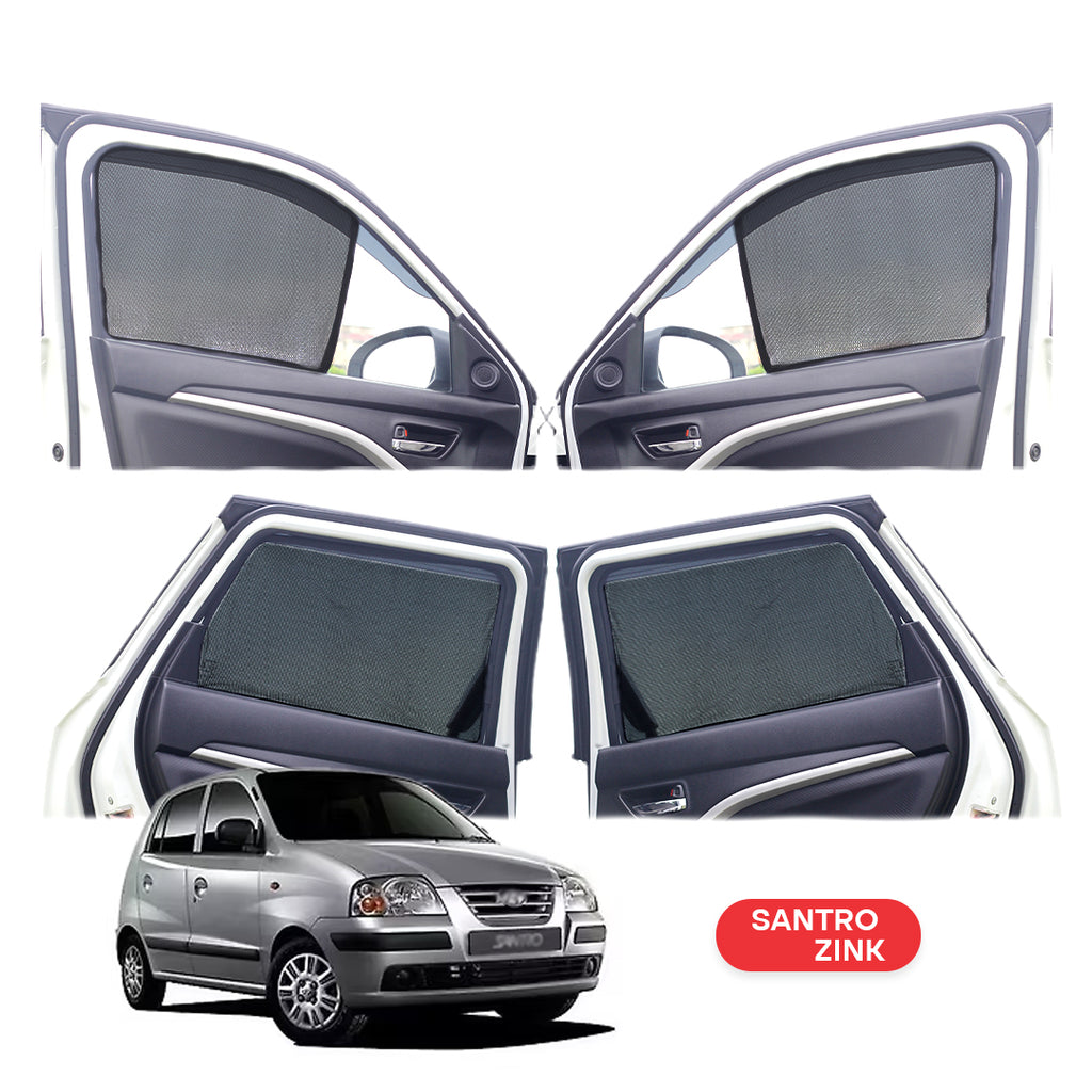 Hyundai Sentro Half Window Curtain/ Car Sunshades - 4 Pieces