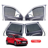 Hyundai i20 Half Window Curtain/Car Sunshades - 4 Pieces