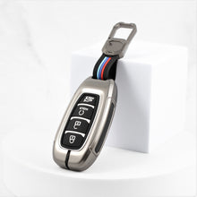 Load image into Gallery viewer, Metal Silicon Key Case for Hyundai New Verna Facelift 2023 (4 Button Smart Key)