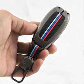 Metal Silicon Key Case for Hyundai New Verna Facelift 2023 (4 Button Smart Key)