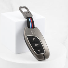 Load image into Gallery viewer, Metal Silicon Car Key Case Fit for MG Astor | MG ZS EV Smart Key