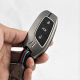 Metal Silicon Car Key Case Fit for MG Astor | MG ZS EV Smart Key