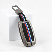 Load image into Gallery viewer, Metal Silicon Car Key case for  KIA Seltos | KIA Sonet | KIA Carens (3 Button Smart Key)