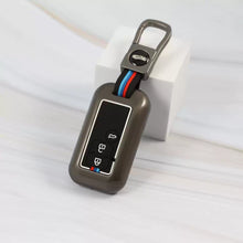 Load image into Gallery viewer, Metal Silicon Car Key cover for Maruti Suzuki Victoris | Grand Vitara | New Brezza | XL 6 | Ertiga | Dezire - 3 Button