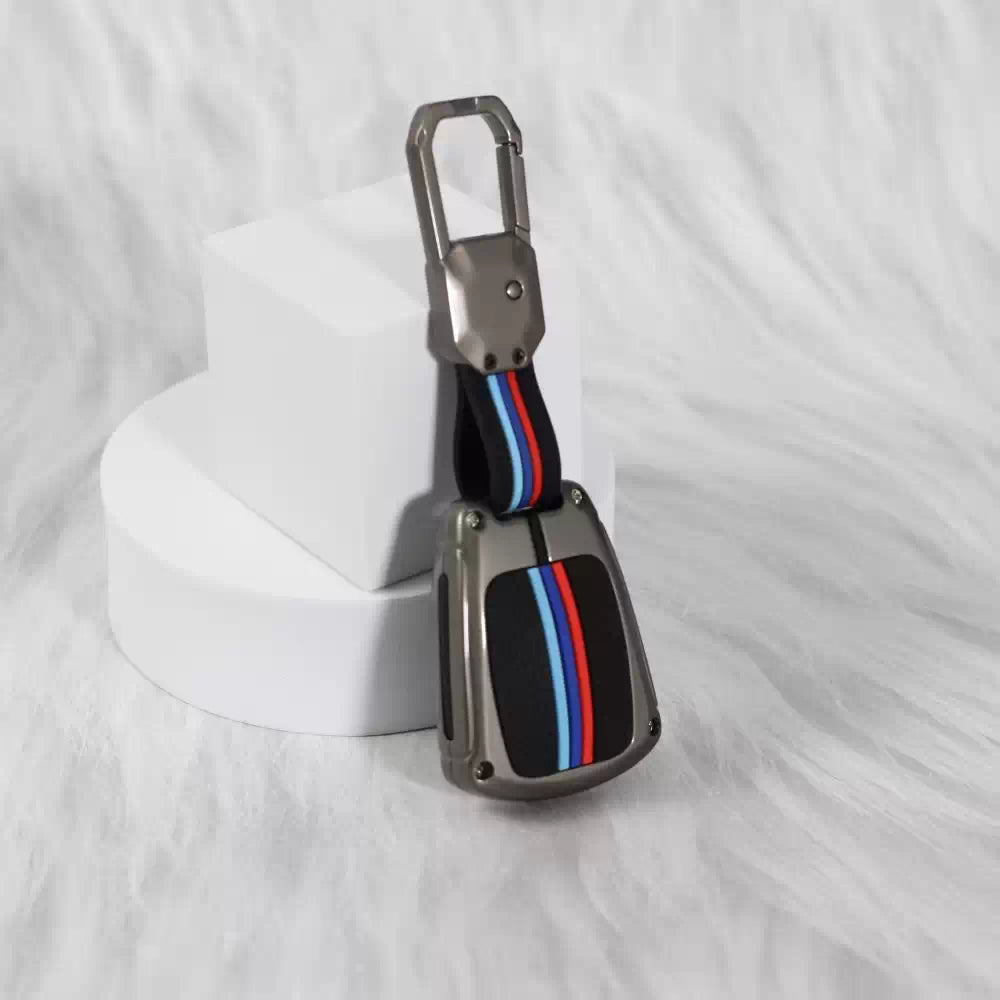 Metal Silicon Key case for Honda Old Amaze | Old Honda City | Jazz | Brio - 2 Button Key