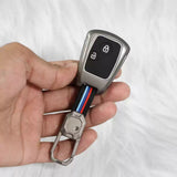Metal Silicon Key case for Honda Old Amaze | Old Honda City | Jazz | Brio - 2 Button Key
