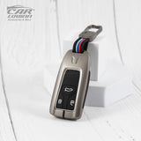 Metal Silicon Key Case for AUDI 3 Button Smart Key