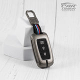 Metal Silicon Car Key Case for Hyundai Elentra | Old Verna | Old i20 Push Button Smart Key