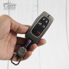 Metal Silicon Car Key Case for Jeep Compass Smart Key
