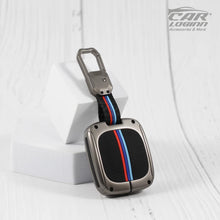 Load image into Gallery viewer, Metal Silicon Car Key Case for MG COMET EV Electric 3 Button Smart Key