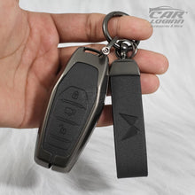 Load image into Gallery viewer, Metal Leather Key Case for Mahindra XUV - 500 Smart Key