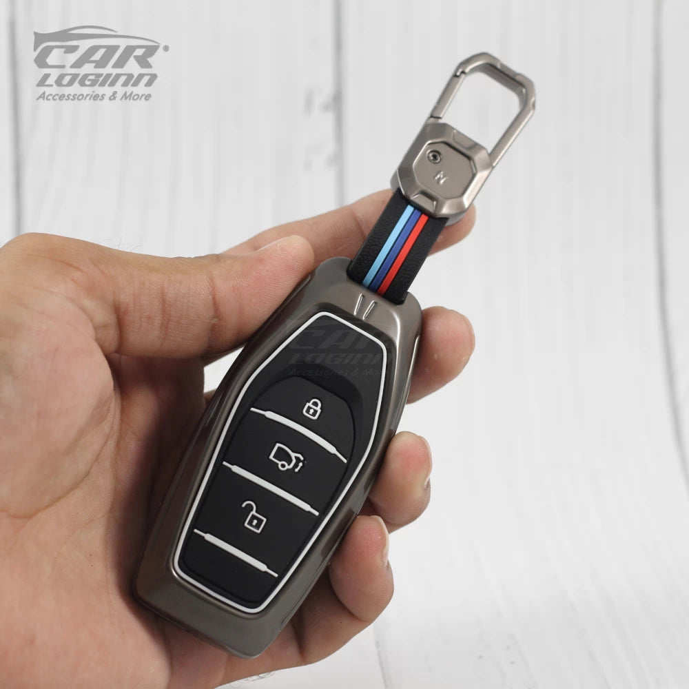 Metal Silicon Key Case for Mahindra XUV - 500 Smart Key