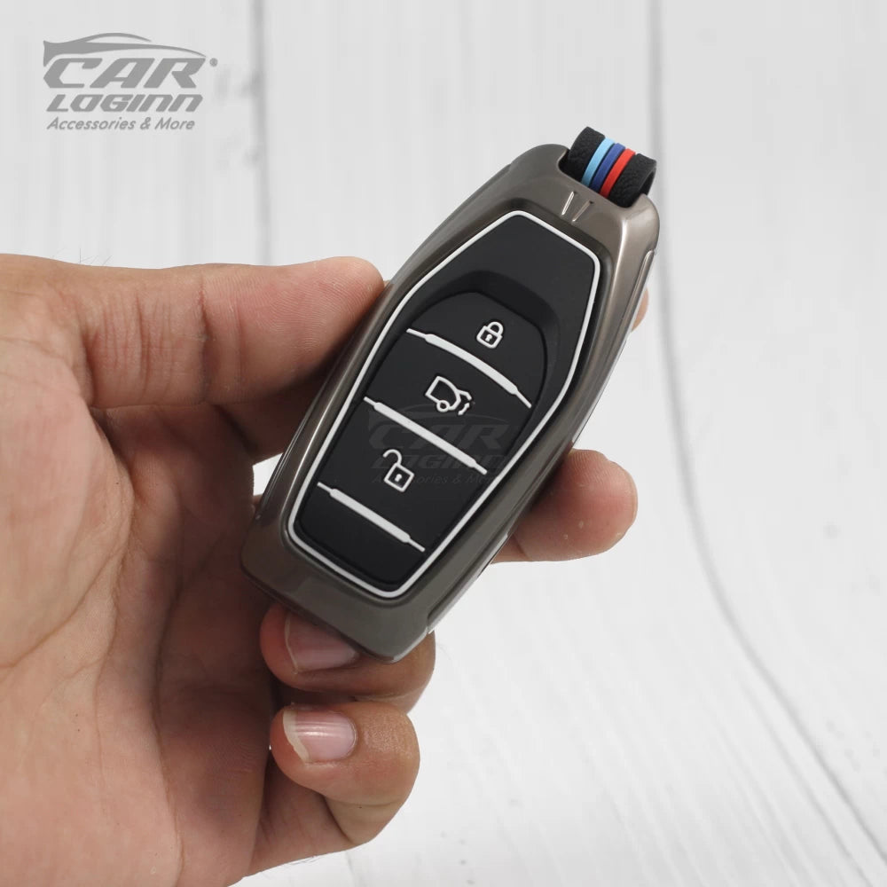 Metal Silicon Key Case for Mahindra XUV - 500 Smart Key