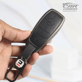 Metal Leather Car Key Cover Fit for Mercedes Benz S – Class | C – Class | GL Series | M – Class