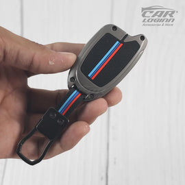 Metal Silicon Key Case for Maruti Suzuki 4 Button Nippon key