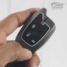 Load image into Gallery viewer, Metal Silicon Key Case for Maruti Suzuki 4 Button Nippon key