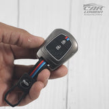 Metal Silicon Keycover for Hyundai Grand i10 | Santro (2 Button Key)