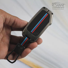Load image into Gallery viewer, Metal Silicon Key case for New Kia Seltos Facelift | Sonet facelift - (3 Button Smart Key)