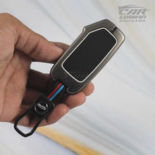 Load image into Gallery viewer, Metal Silicon Key case for New Kia Seltos 2023 Facelift | Sonet facelift 3 Button Smart Key