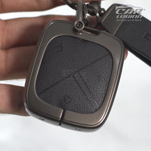 Load image into Gallery viewer, Metal Leather Car Key Case for MG COMET EV Electric 3 Button Smart Key