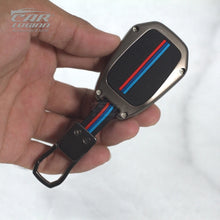 Load image into Gallery viewer, Metal Silicon Car Key Case for Renault KWID | Kiger | Duster | Datsun REDI-GO Plus - 3 Button