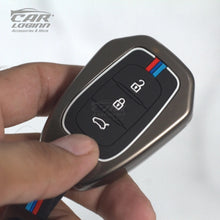 Load image into Gallery viewer, Metal Silicon Car Key Case for Renault KWID | Kiger | Duster | Datsun REDI-GO Plus - 3 Button