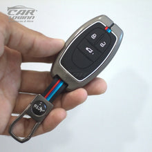 Load image into Gallery viewer, Metal Silicon Car Key Case Fit for MG Gloster - 3 Button Smart Key