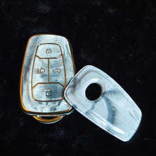 Load image into Gallery viewer, MARBLE TPU Car Key Cover Fit for Tata Altroz | Punch | Harrier | New Safari | Bolt | Tiago | Tigor | Gravitas | Nexon Smart Key