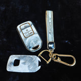 MARBLE TPU Car Key Cover Fit for New Honda Civic | New Amaze | New Honda City Smart Key