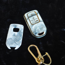 Load image into Gallery viewer, MARBLE TPU Car Key Cover Fit for New Honda Civic | New Amaze | New Honda City Smart Key