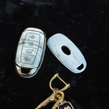 Load image into Gallery viewer, MARBLE TPU Car Key Cover Fit for Hyundai New Verna 2022 | Verna-2020 4 Button Smart Key